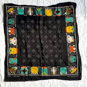 KAPITAL Black Graphic Bandana